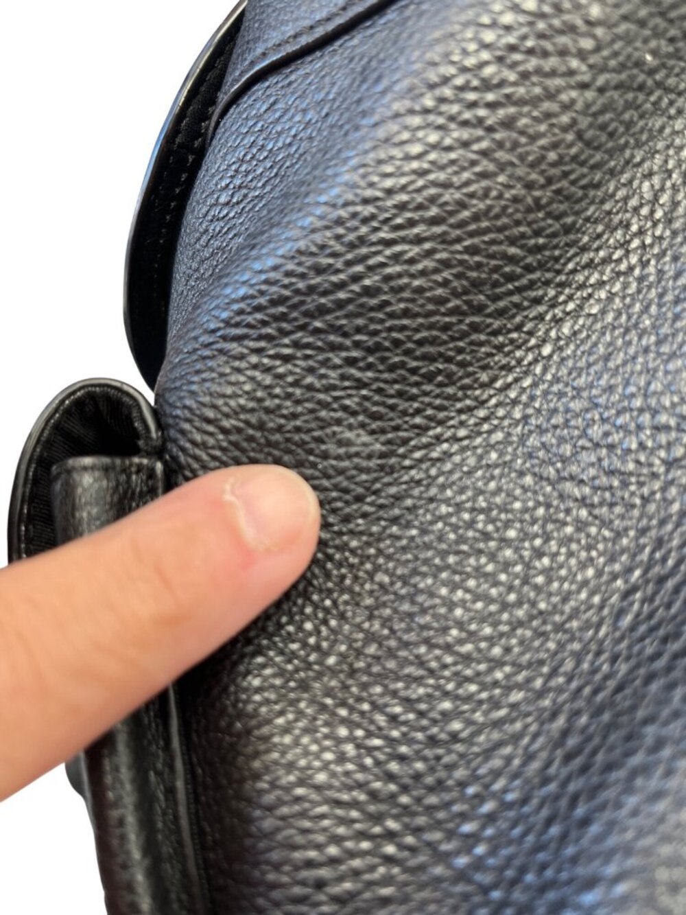 Coach F37621 wms black leather pebbled mini backpack SKU 10-048 - Picture 10 of 16